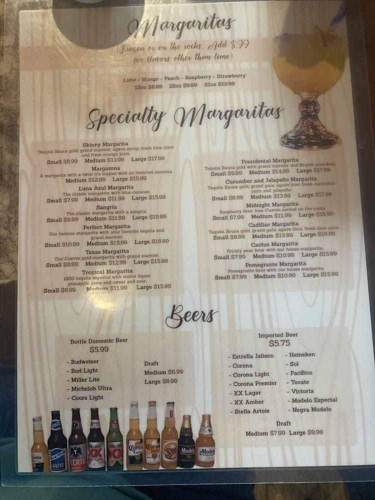 Si Senor! - Menu Scan 3